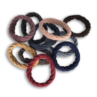 Élastiques Torsadés pour Cheveux - Lot de 10